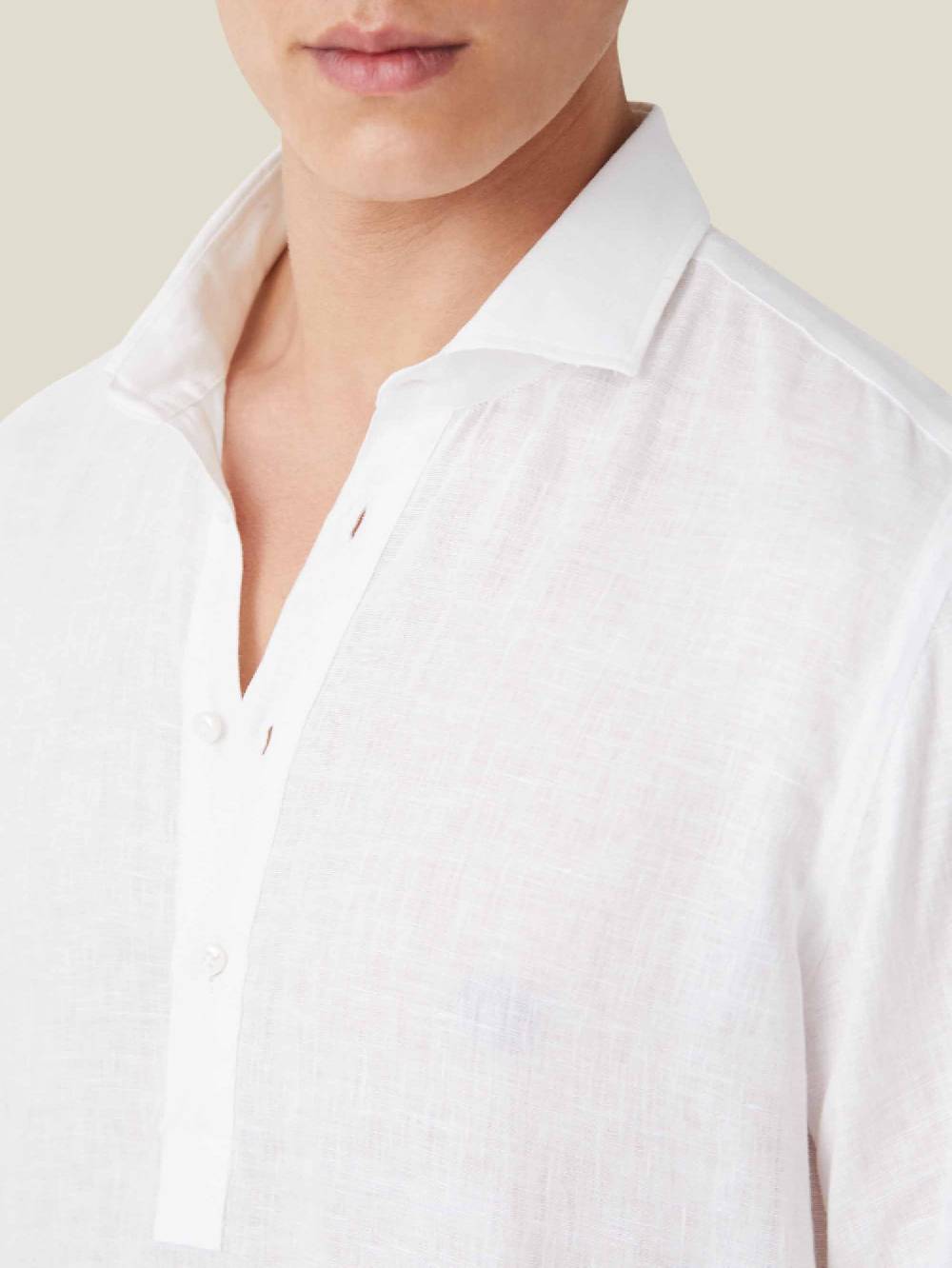 Luca Faloni Camicia RavelloLino Vendita calda