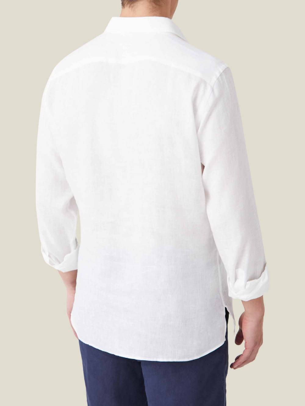 Luca Faloni Camicia RavelloLino Vendita calda