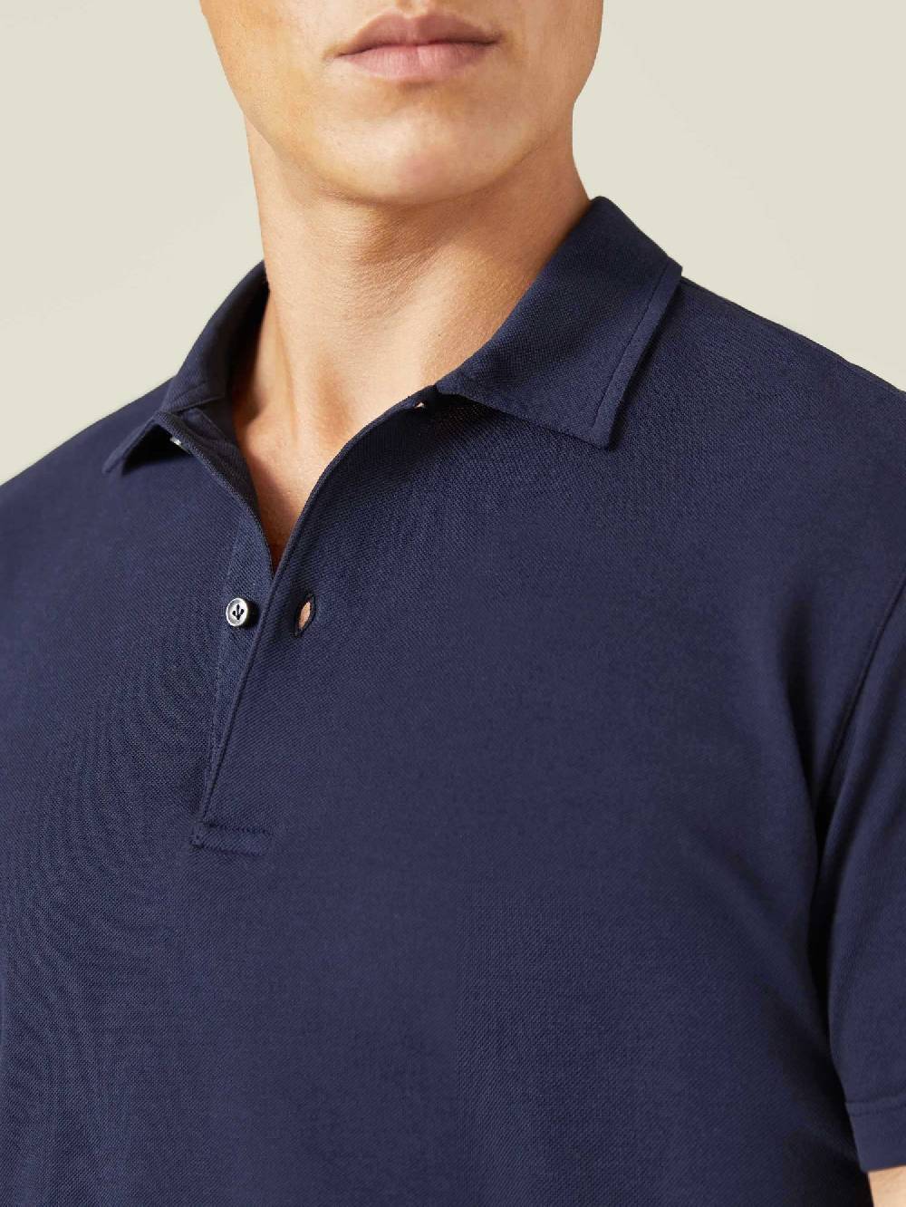 Luca Faloni PoloPiqué di cotone Saldi Di Fabbrica