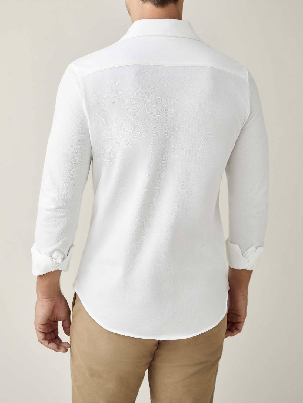 Luca Faloni Camicia SienaCotone Piqué Nuova