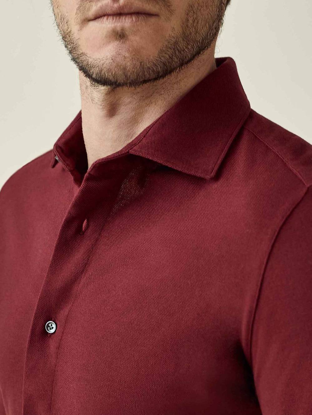 Luca Faloni Camicia SienaCotone Piqué 2025