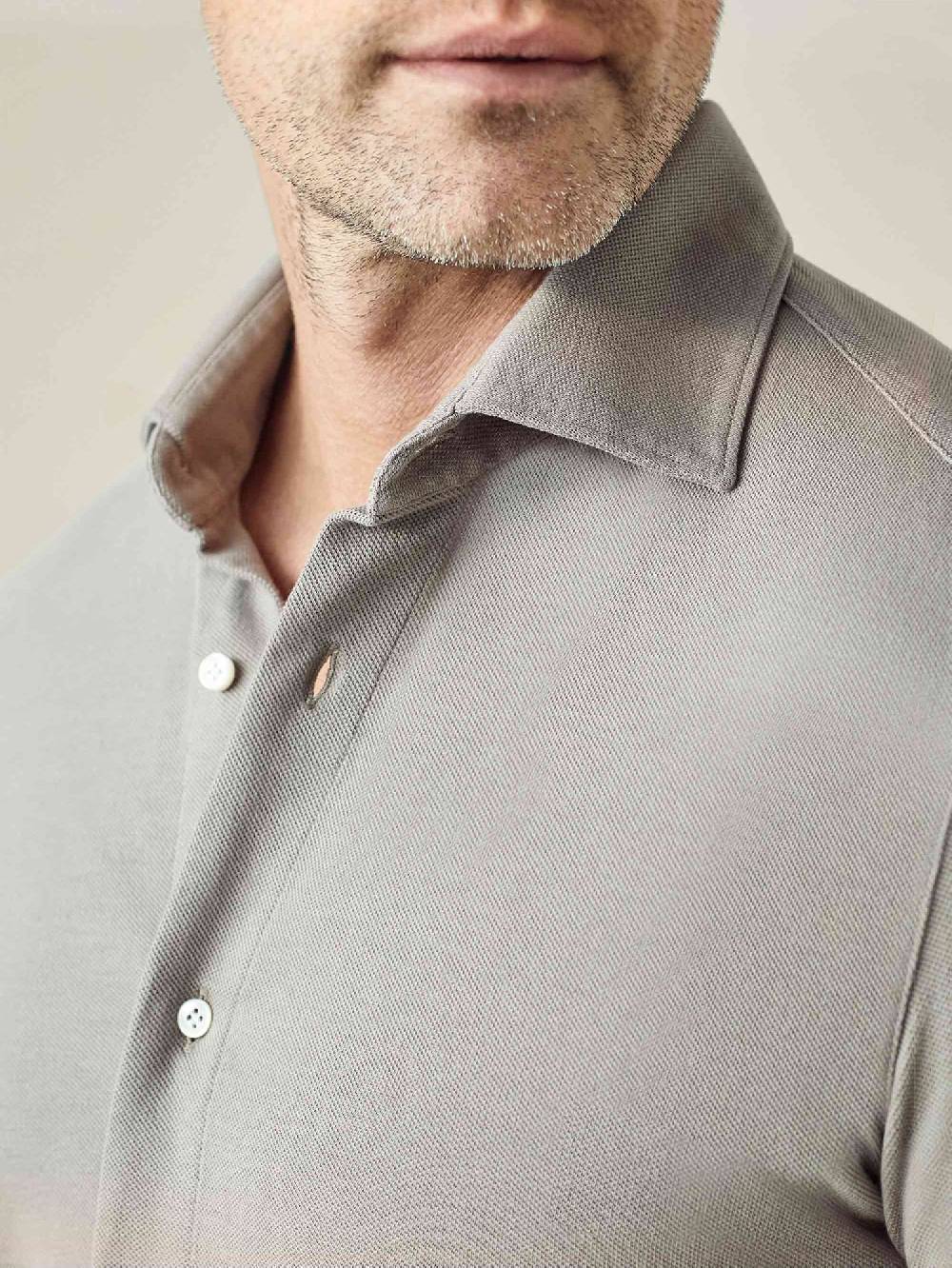 Luca Faloni Camicia SienaCotone Piqué Italy