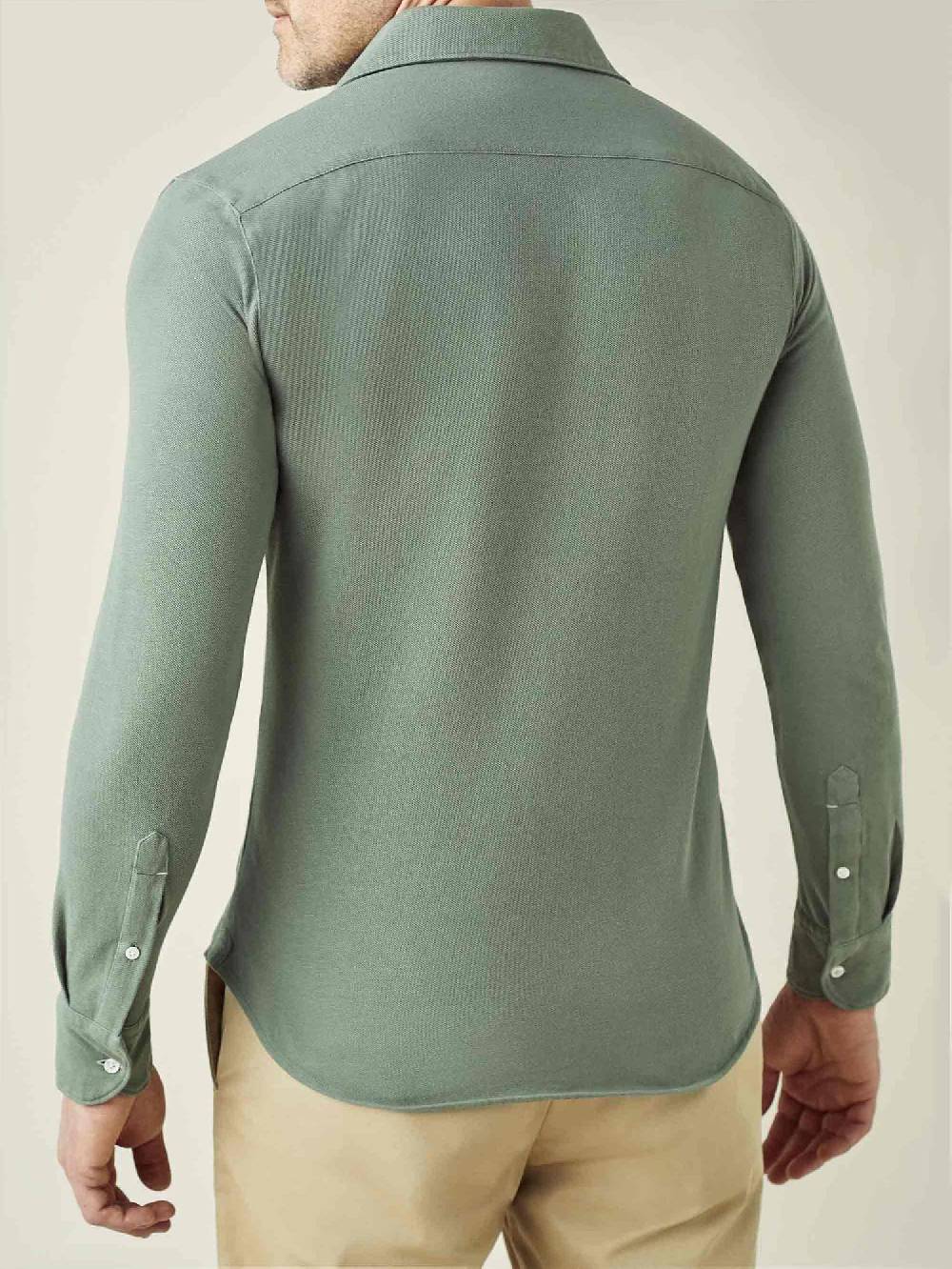 Luca Faloni Camicia SienaCotone Piqué 2025