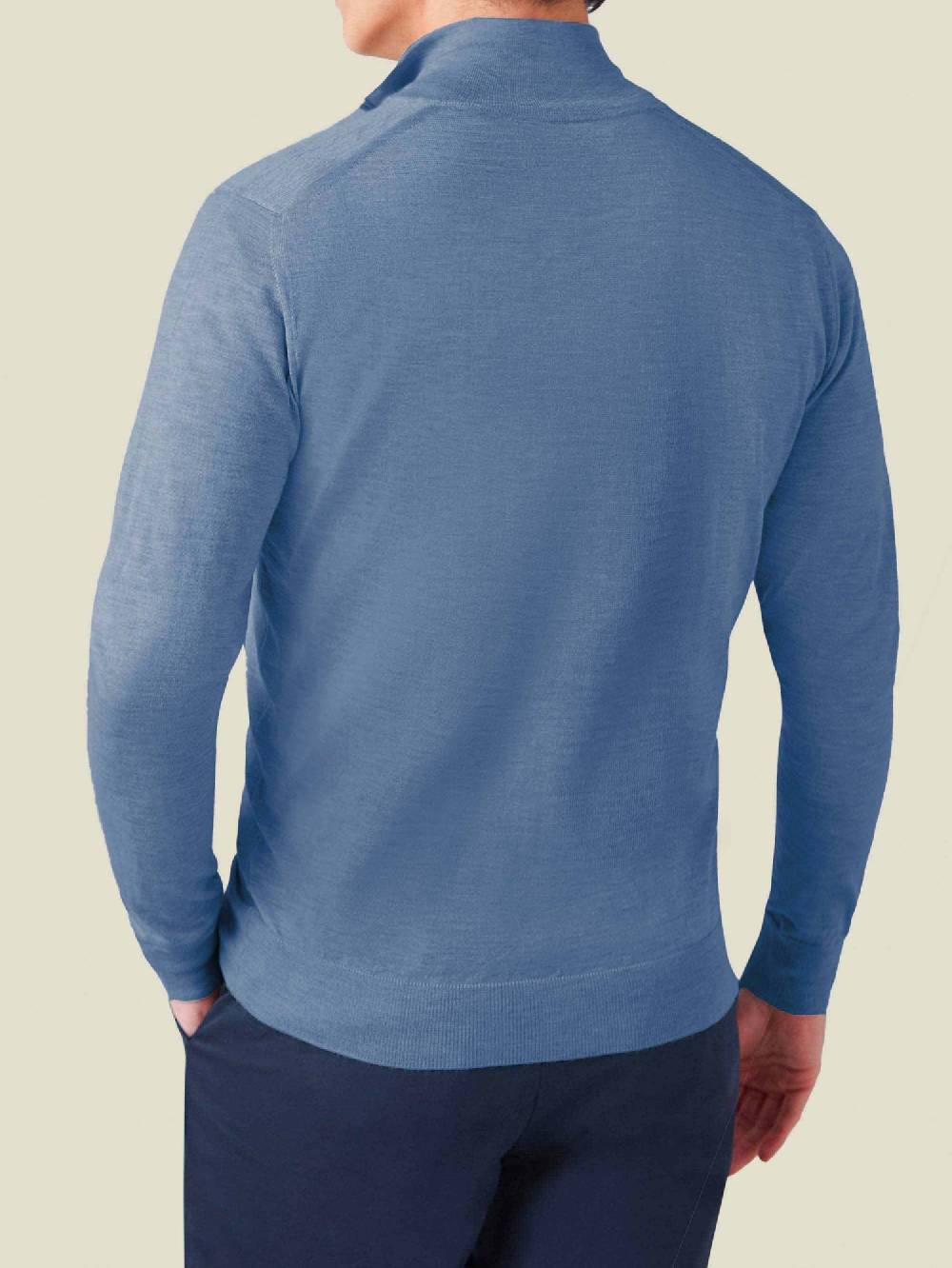 Luca Faloni Cardigan con ZipSeta-Cashmere In Vendita