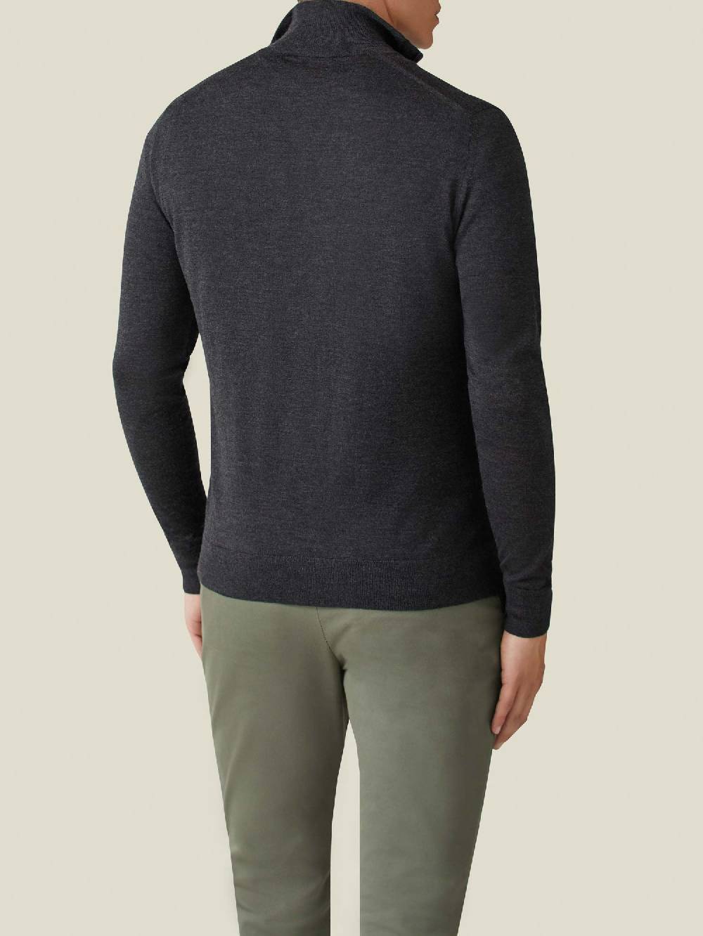 Luca Faloni Maglia con collo mezza zipSeta-Cashmere In Linea