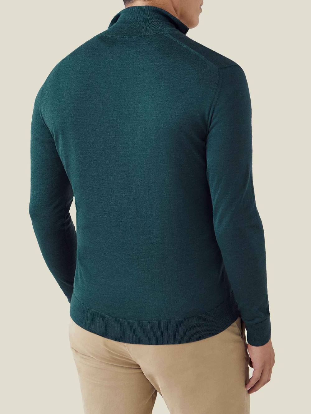 Luca Faloni Maglia con collo mezza zipSeta-Cashmere Qualità