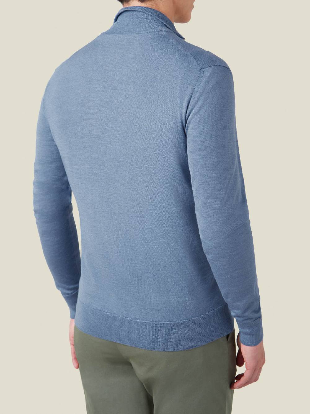 Luca Faloni Maglia con collo mezza zipSeta-Cashmere Spedizione Gratuita