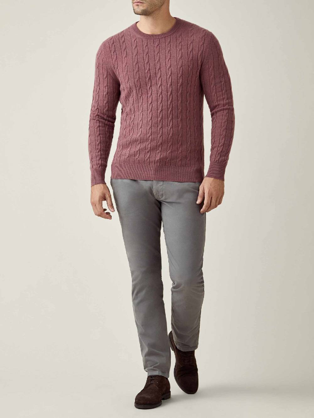 Luca Faloni Maglia a treccecashmere a 2 fili Economico