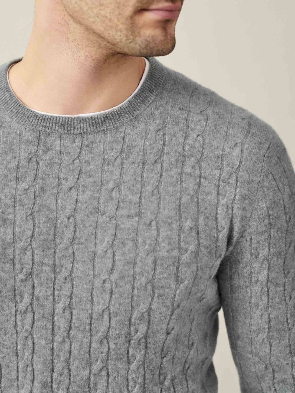 Luca Faloni Maglia a treccecashmere a 2 fili Outlet