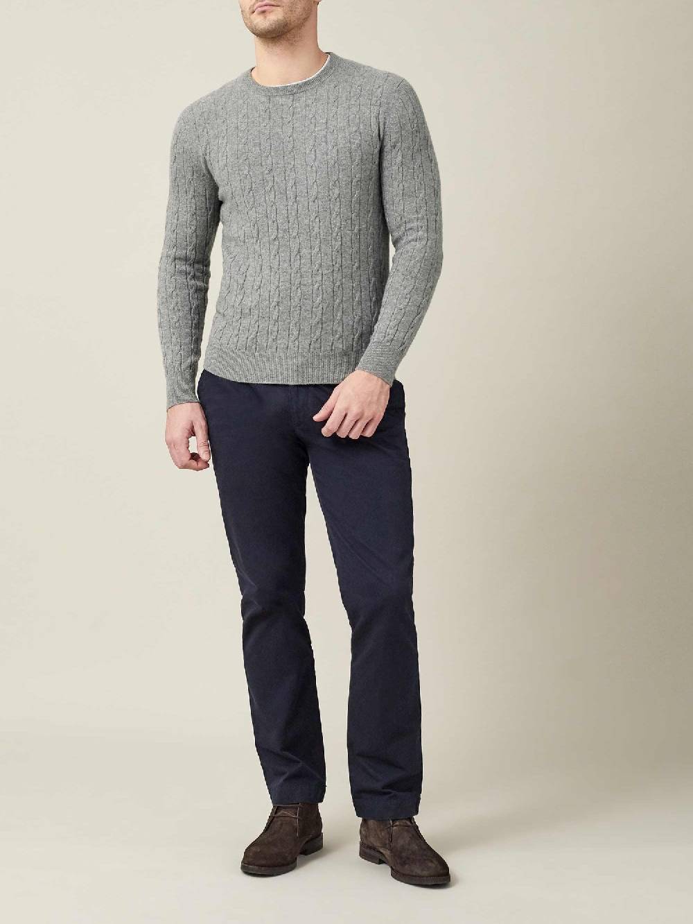 Luca Faloni Maglia a treccecashmere a 2 fili Outlet