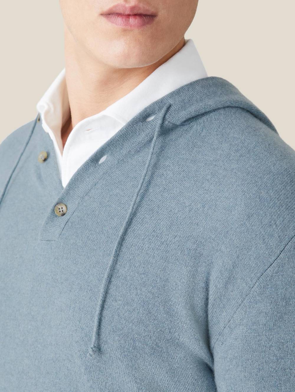 Luca Faloni Felpa con cappucciocashmere a 2 fili In Vendita