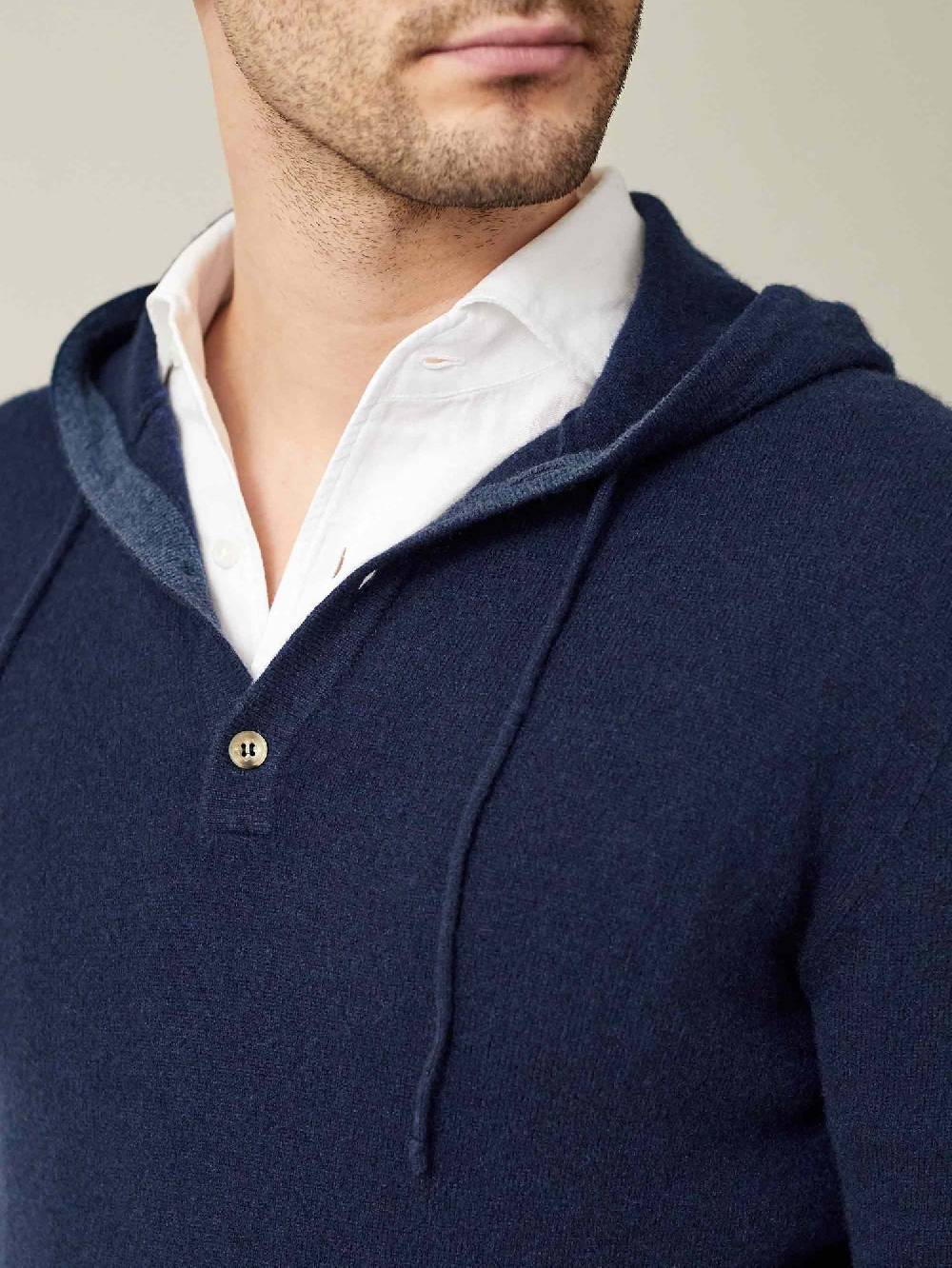 Luca Faloni Felpa con cappucciocashmere a 2 fili Vendita Economica