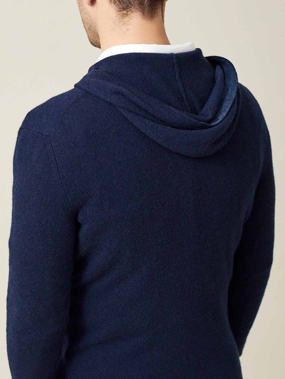 Luca Faloni Felpa con cappucciocashmere a 2 fili Vendita Economica