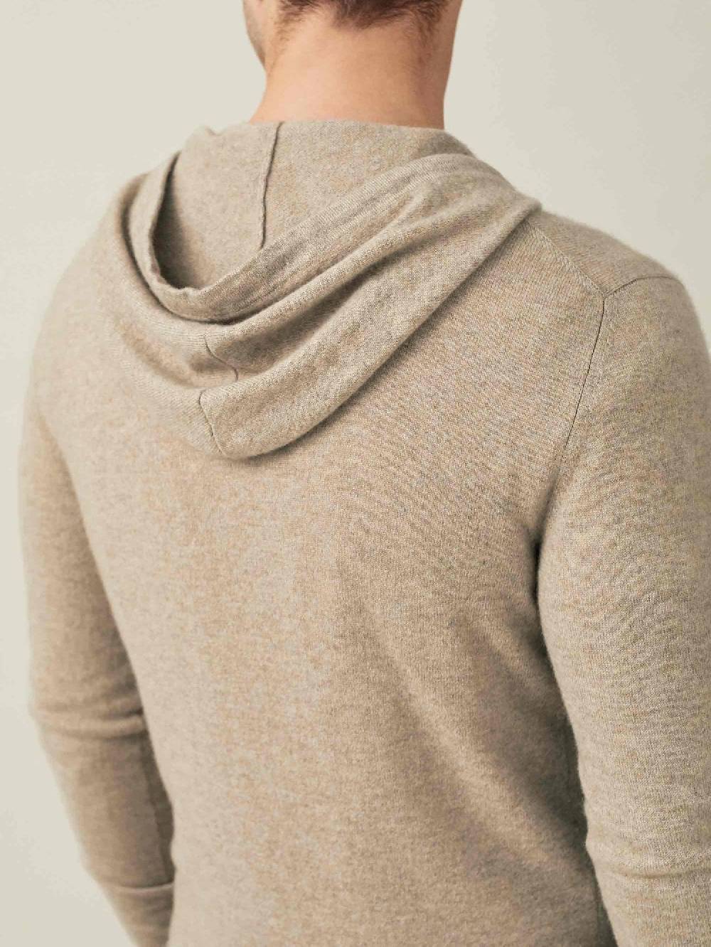 Luca Faloni Felpa con cappucciocashmere a 2 fili In Saldo