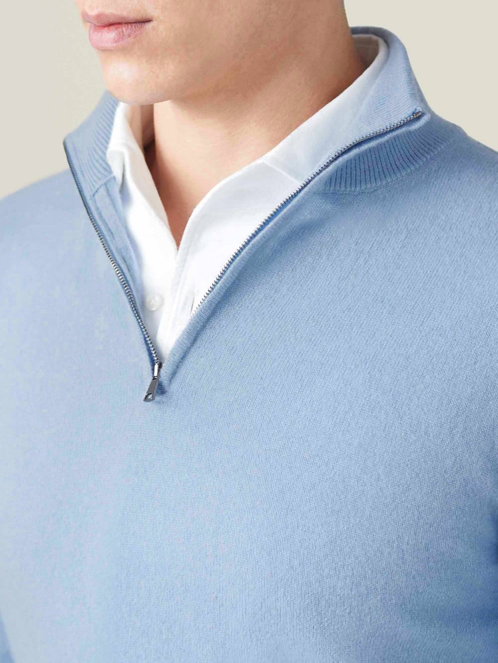 Luca Faloni Mezzocollo con Zipcashmere a 2 fili Nuovo