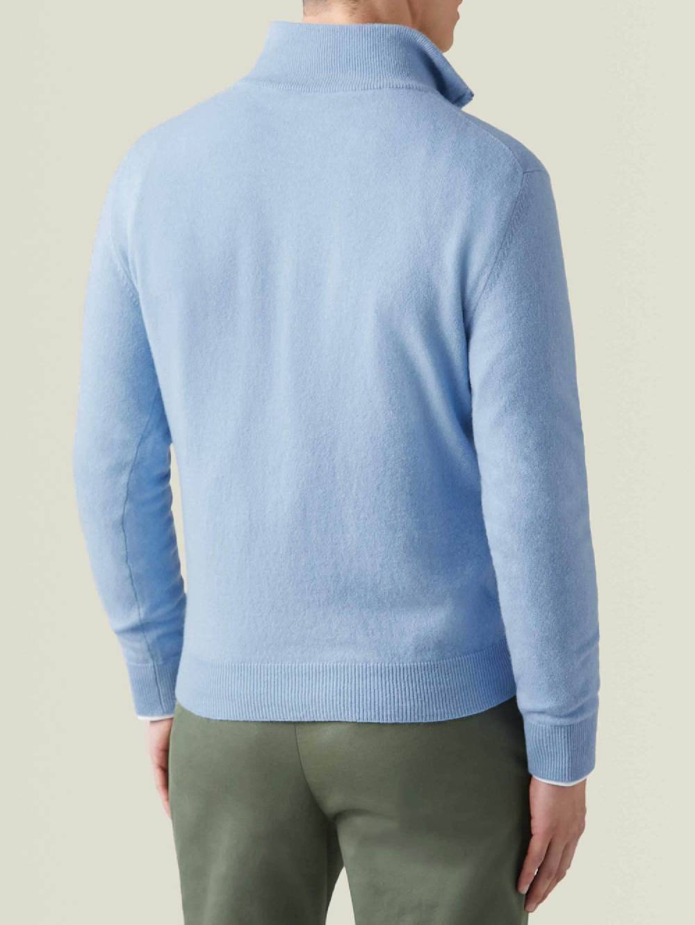 Luca Faloni Mezzocollo con Zipcashmere a 2 fili Nuovo