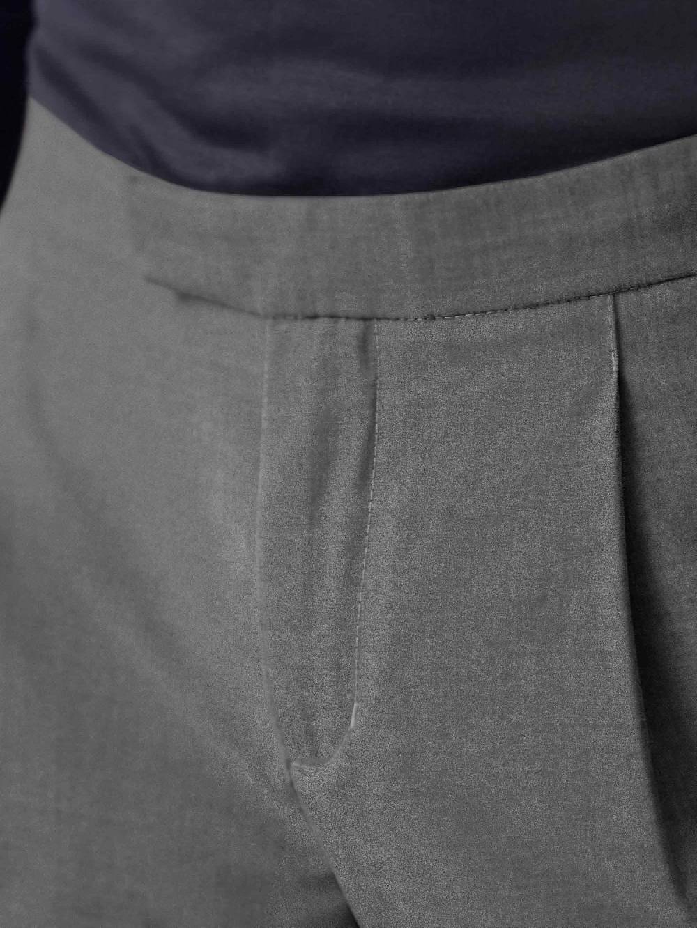 Luca Faloni Pleated TrousersVirgin Wool Vendita