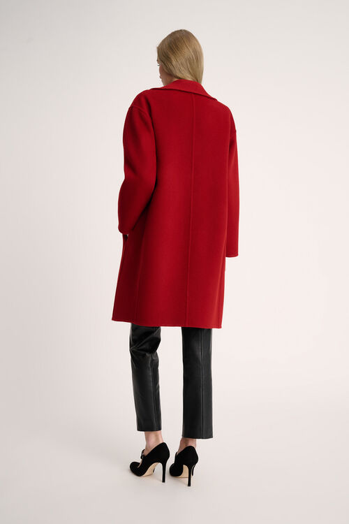 Luisa Spagnoli Scacco - Cappotto in misto lana Fino al 50% di sconto