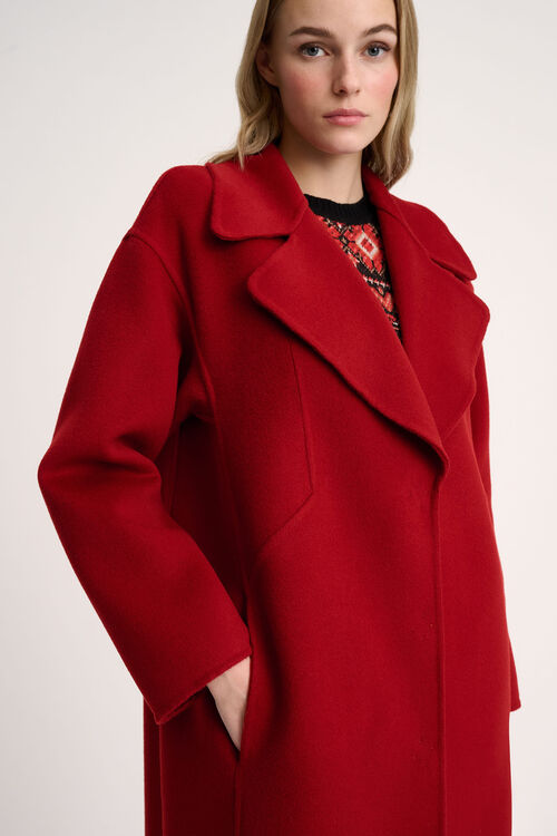 Luisa Spagnoli Scacco - Cappotto in misto lana Fino al 50% di sconto