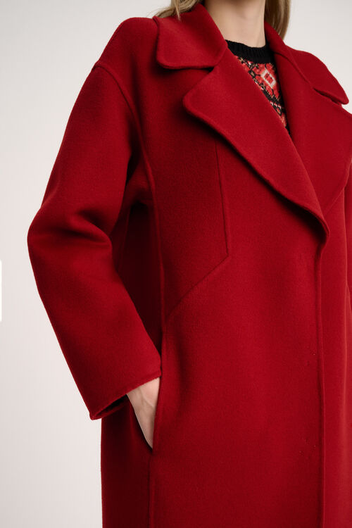 Luisa Spagnoli Scacco - Cappotto in misto lana Fino al 50% di sconto