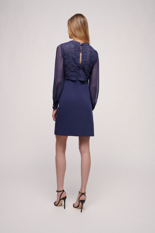 Luisa Spagnoli Genovese - Abito elegante in seta 50% di sconto con spedizione gratuita