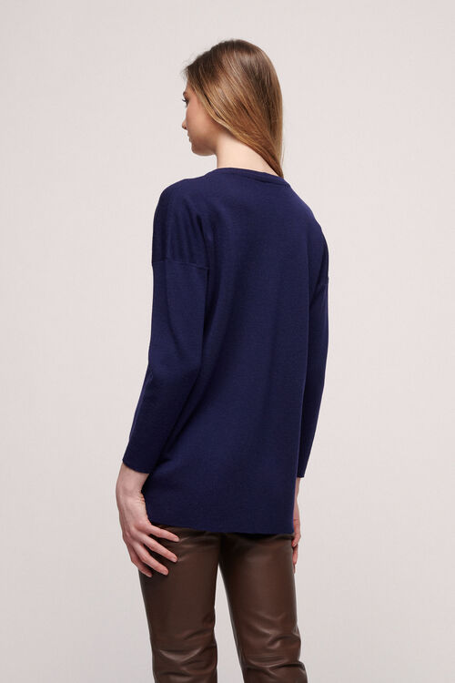 Luisa Spagnoli Mutabile - Pullover in lana Consegna Veloce
