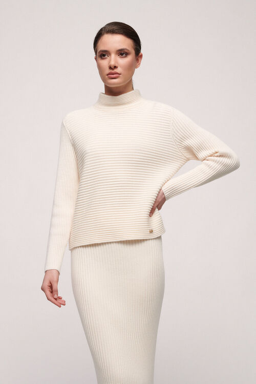 Luisa Spagnoli Mecenate - Pullover in lana Prezzo Ridotto