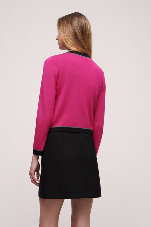 Luisa Spagnoli Memphis - Cardigan bon ton Smaltimento dello stoccaggio