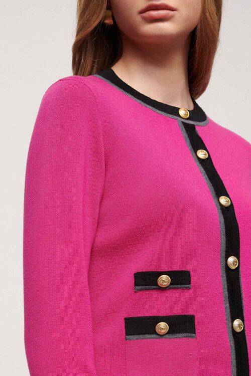 Luisa Spagnoli Memphis - Cardigan bon ton Smaltimento dello stoccaggio