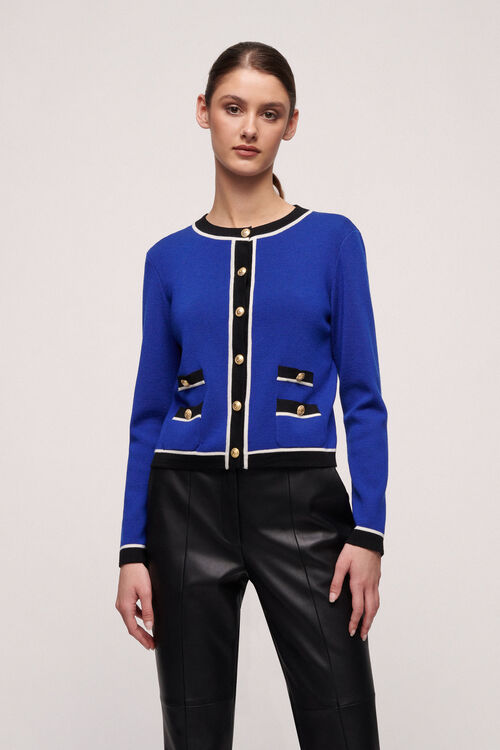 Luisa Spagnoli Memphis - Cardigan bon ton Vendita calda