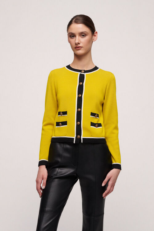 Luisa Spagnoli Memphis - Cardigan bon ton Offerta temporanea