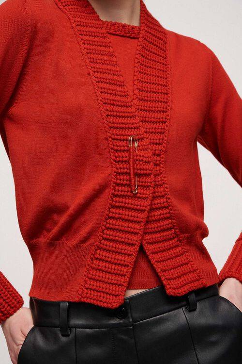 Luisa Spagnoli Modi - Cardigan in lana Offerte stagionali
