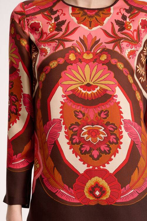 Luisa Spagnoli Laccio - Blusa in pura seta Sconti VIP