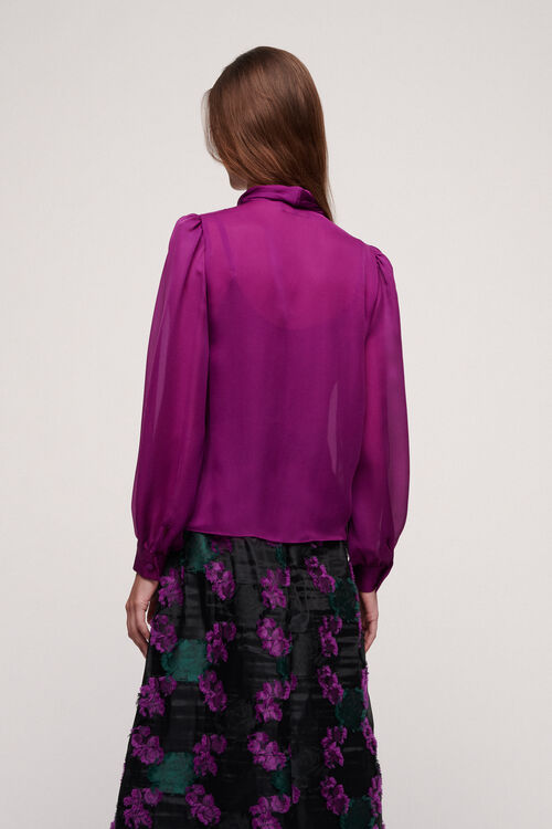 Luisa Spagnoli Luccichio - Camicia in seta Prezzo basso