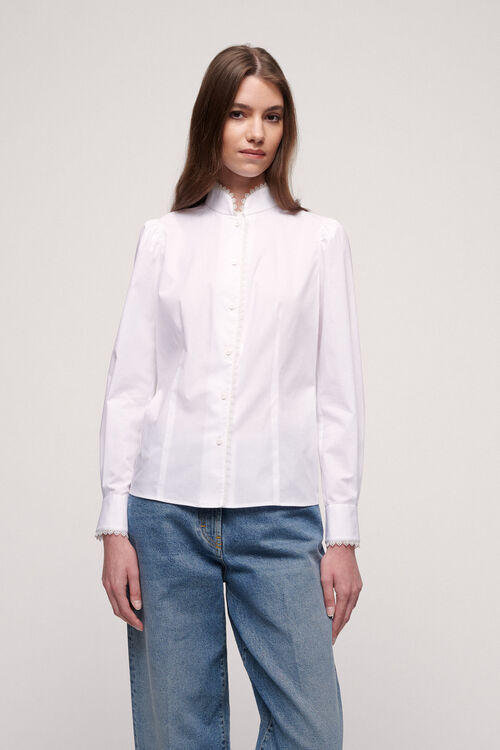 Luisa Spagnoli Lacrima - Camicia in cotone Super Saving Price