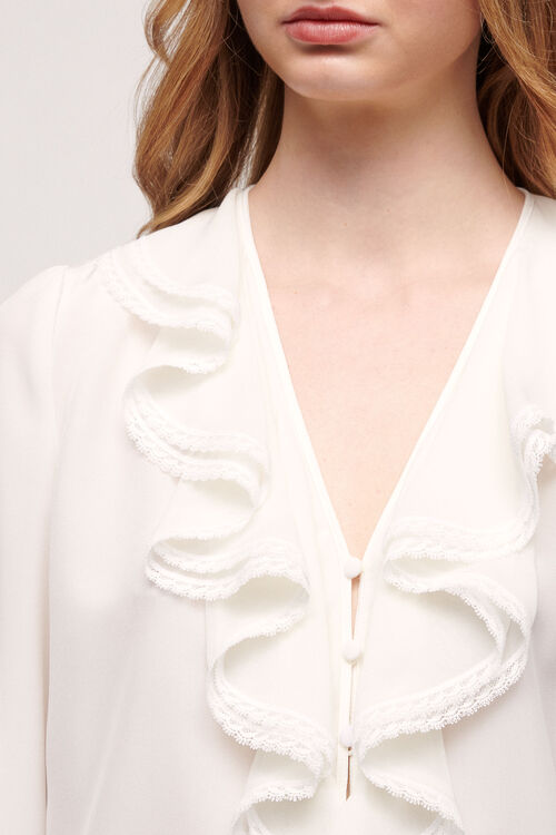 Luisa Spagnoli Libertas - Camicia in seta Offerta settimanale