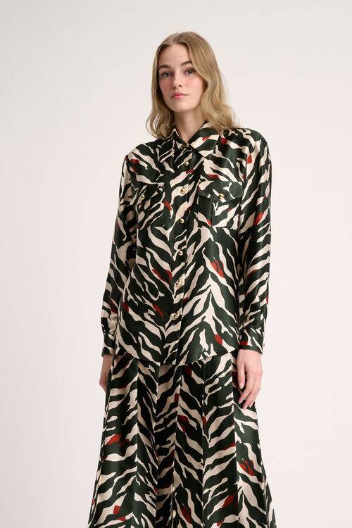 Luisa Spagnoli Lenza - Camicia animalier Latest stili