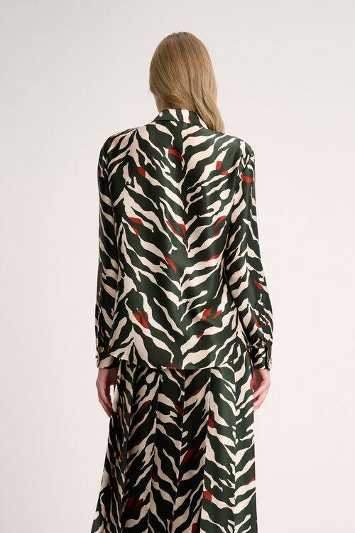 Luisa Spagnoli Lenza - Camicia animalier Latest stili