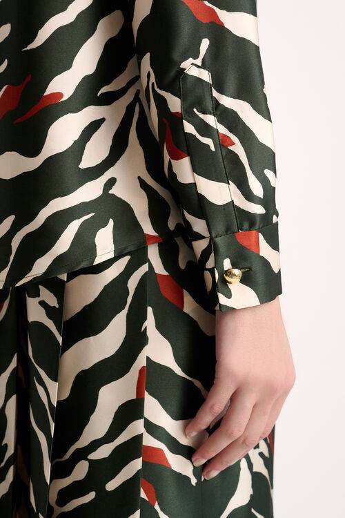Luisa Spagnoli Lenza - Camicia animalier Latest stili
