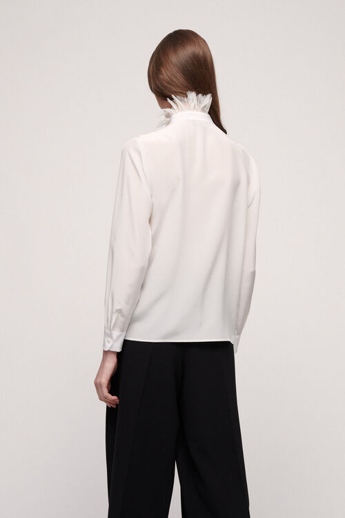 Luisa Spagnoli Lode - Camicia in seta Fino al 65% di sconto