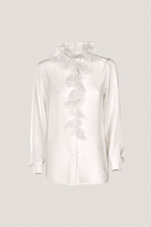 Luisa Spagnoli Lode - Camicia in seta Fino al 65% di sconto