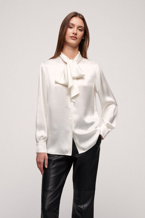 Luisa Spagnoli Lillibet - Camicia in seta Fino al 55% di sconto
