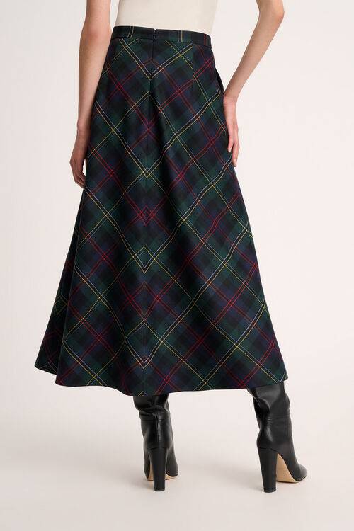 Luisa Spagnoli Furetto - Gonna tartan Fino Al -60%