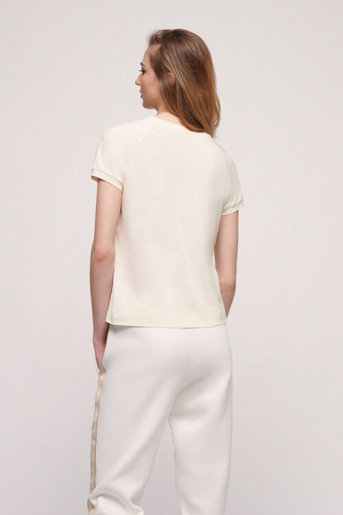 Luisa Spagnoli Lunar - T-shirt in cotone Vendita Economica