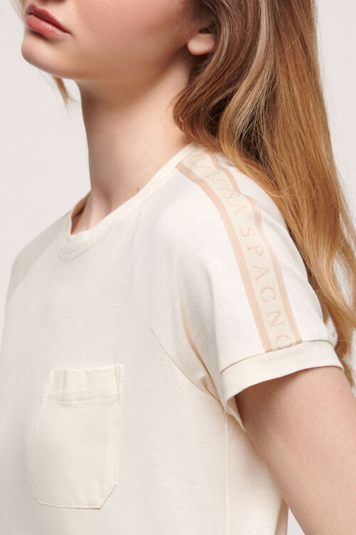 Luisa Spagnoli Lunar - T-shirt in cotone Vendita Economica