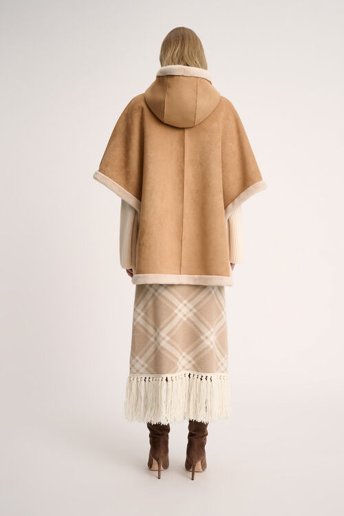 Luisa Spagnoli Spray - Mantella dettagli faux fur Latest stili