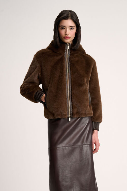 Luisa Spagnoli Scheggia - Giubbotto faux fur In vendita