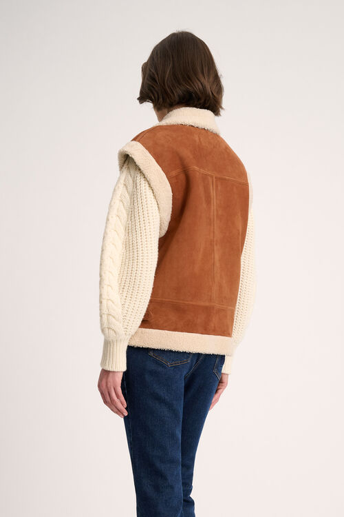 Luisa Spagnoli Severo - Gilet in montone 50% di sconto per tempo limitato