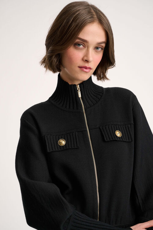 Luisa Spagnoli Merlo - Giacca bomber in maglia Sottocosto