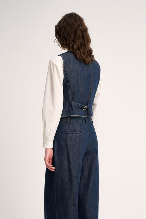 Luisa Spagnoli Scudiero - Gilet in denim Novità